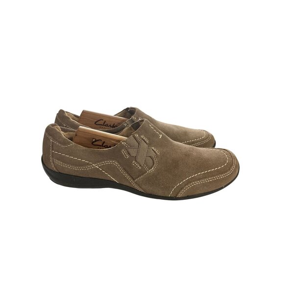 Naturalizer Prench Women's  Size 7.5 tan Suede Slip-On Loafers  Shoes - Picture 5 of 8